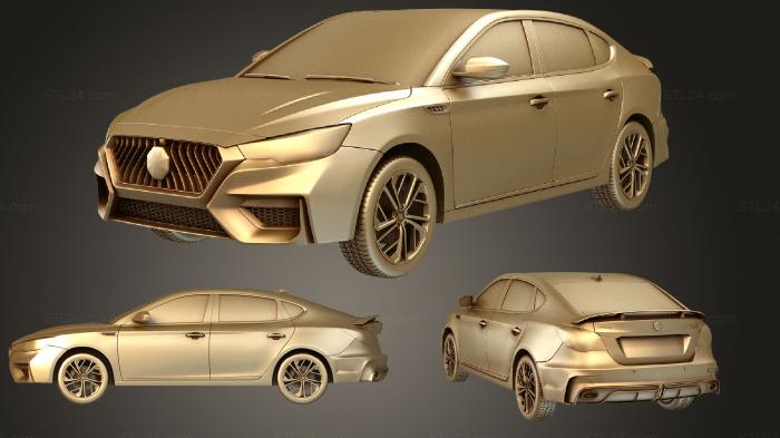 Автомобили и транспорт (MG 6 (Mk2f) 2021, CARS_2651) 3D модель для ЧПУ станка
